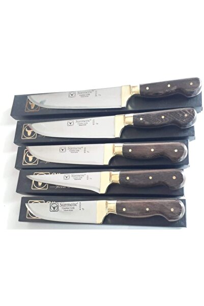 Genel Markalar Cumhur Çelik Kurban Bıçak Seti 5li El Yapımı (garantili)