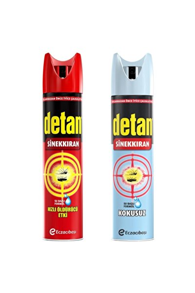 Detan Sinekkıran Su Bazlı + Kokusuz Sinekkıran 275 Ml * 2 Adet