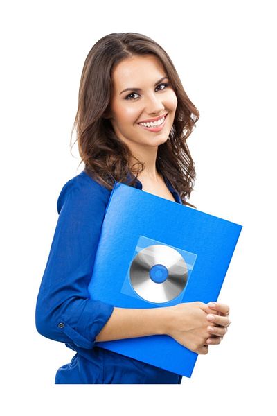 Önder Blue Self Adhesive Cd Pocket 24 Pieces