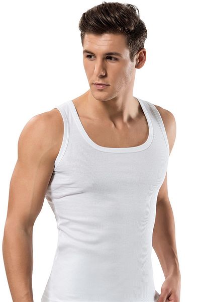 CAYKA Goldoremi 174 6-Piece 100% Cotton Men's Ribbed Camisole Tank Top