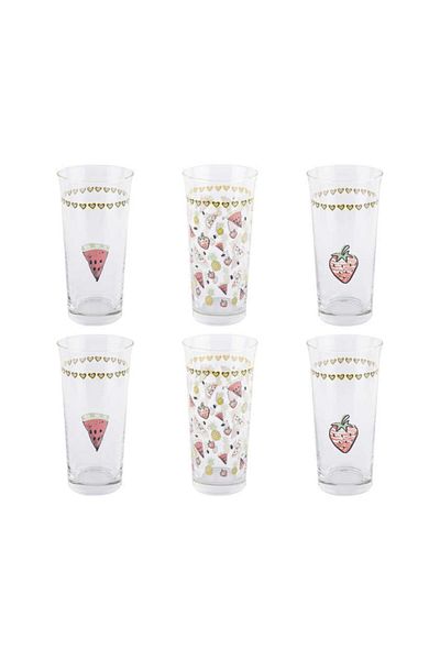Tantitoni 6 Piece Fruits Fruit Cup Set - Msba059