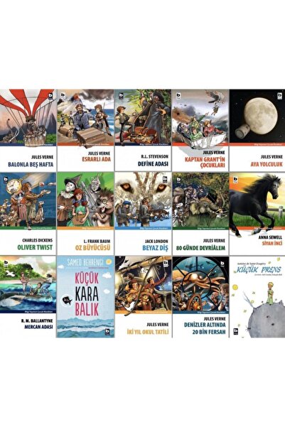 Bilgi Yayınevi Dünya Çocuk Klasikleri Seçmeler Seti (17 Kitap)/bilgi