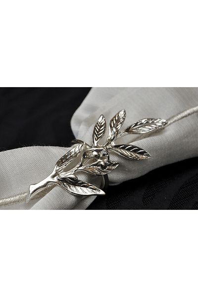 misscocohome Δαχτυλίδι χαρτοπετσέτας με ελιά (έξι τεμάχια)