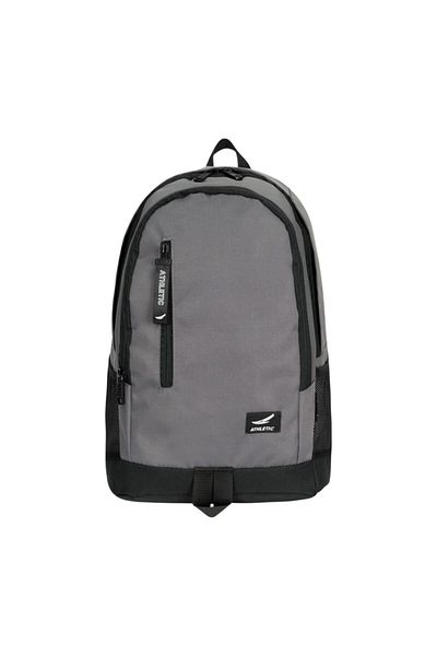 ATHLETIC Unisex Γκρι Σχολική Τσάντα