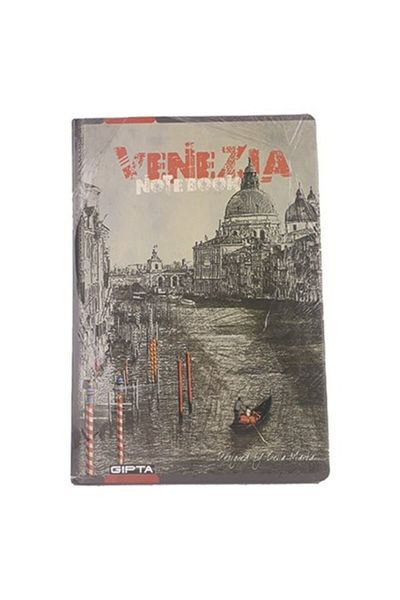 Gıpta 2436 Caiet cu carouri cu foi dure Model Metropol - 17x24 Venezia
