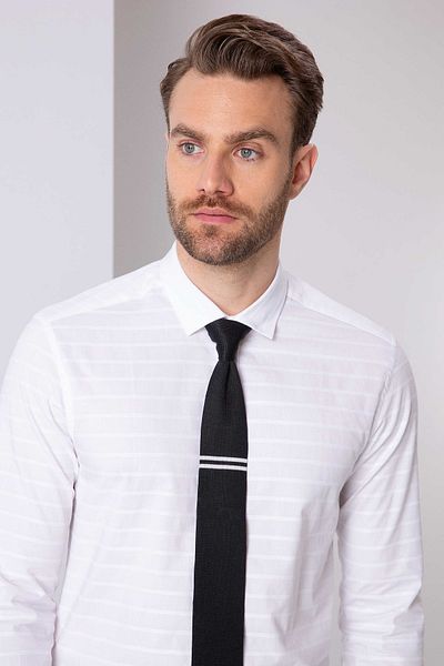 Pierre Cardin Ανδρικό λευκό πουκάμισο G021SZ004.000757074