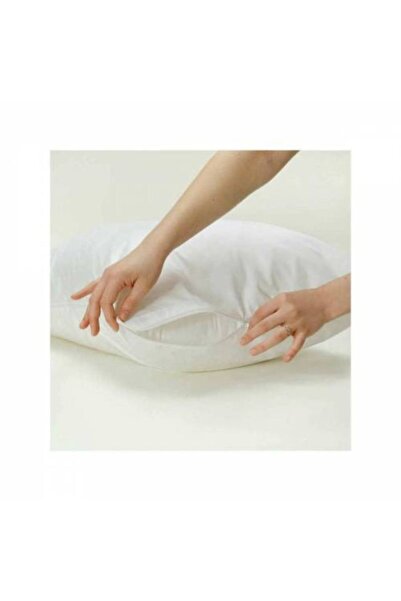 tekstill غطاء وسادة أبيض بسحاب مقاس 50x70 سم