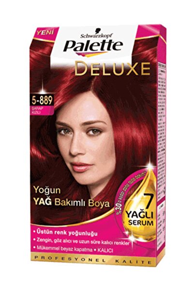 Palette Deluxe Saç Boyası 5 889 Şarap Kızılı