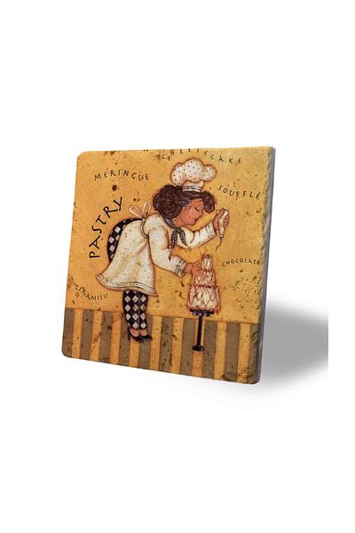 Oscar Stone Decor Yellow Natural Stone Trivet