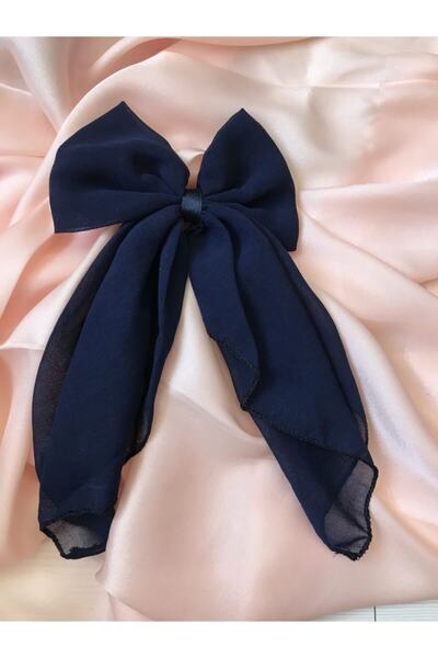 Yeşim Aksesuar Bow Ribbon Buckle, Chiffon Fabric Automatic Buckle
