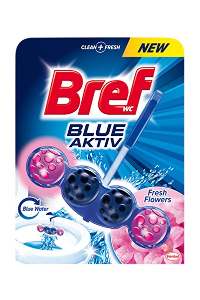Bref Blue Aktiv Klozet Bloğu Taze Çiçekler
