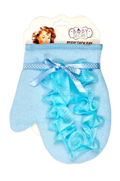 Bodysecret Lifli Banyo Eldiveni Mavi