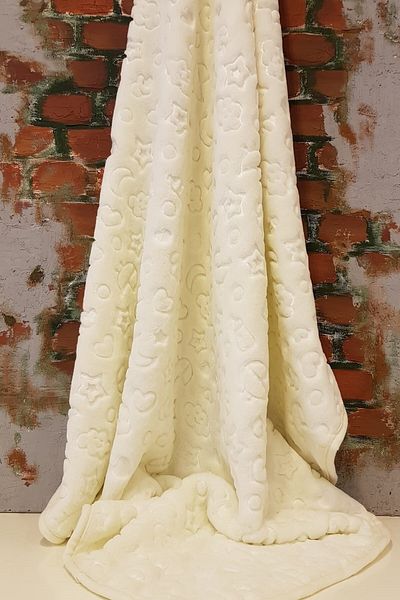 Özdilek Embos Baby Blanket - Bone