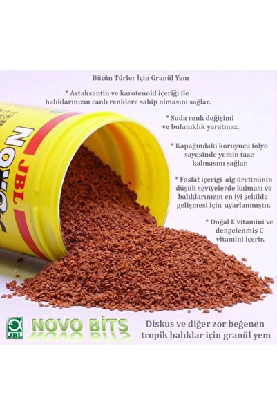 JBL Novo Bits Discus Ciklet Balık Yemi 100 Gram