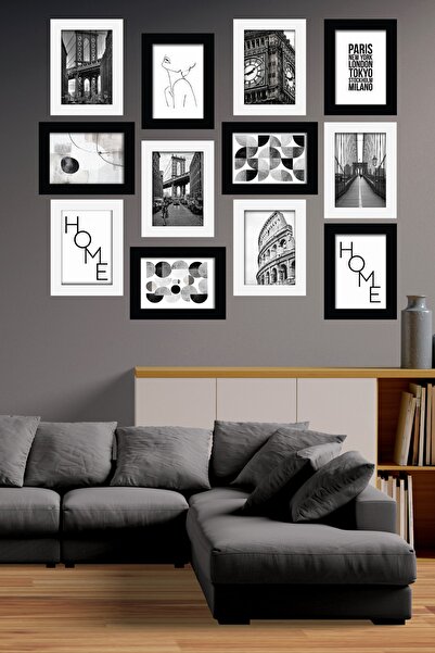 Cadran Modern Style 12 Parçalı Mdf Tablo Mck035