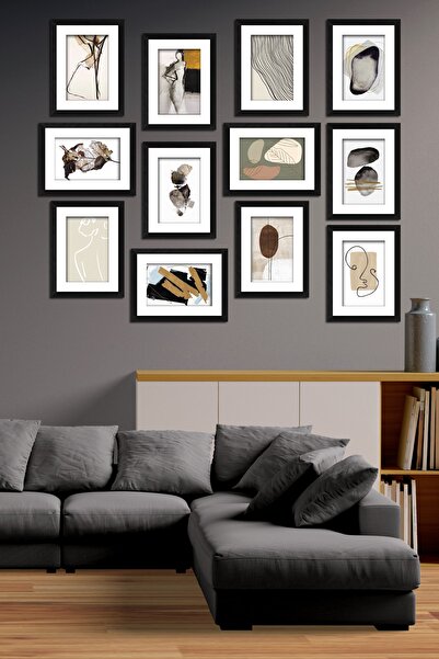 Cadran Modern Style 12 Parçalı Mdf Tablo Mck008