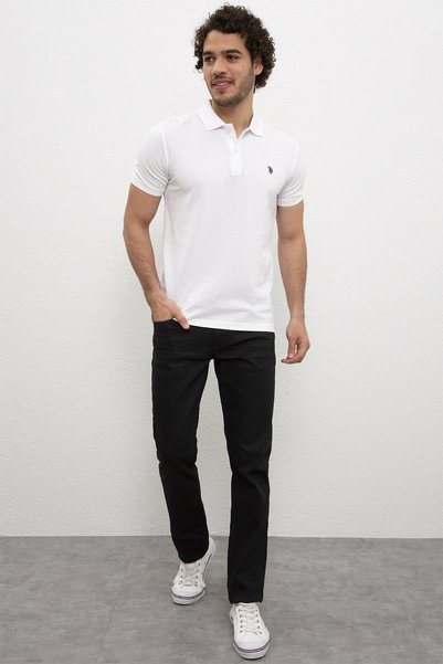 U.S. Polo Assn. U.S. Polo Assn. 954055 Tricou pentru bărbați cu guler