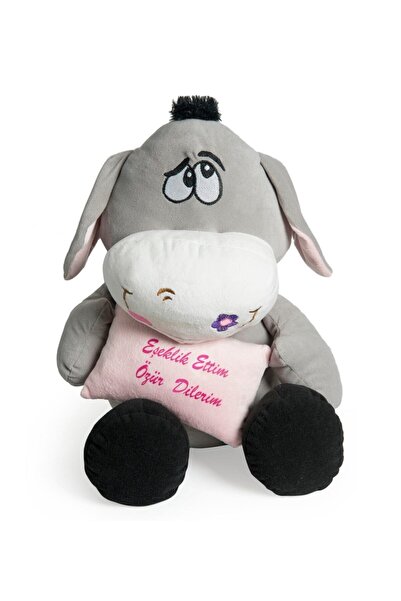 HALLEY POF Özür Dilerim Mesajlı Peluş Eşek 65 cm