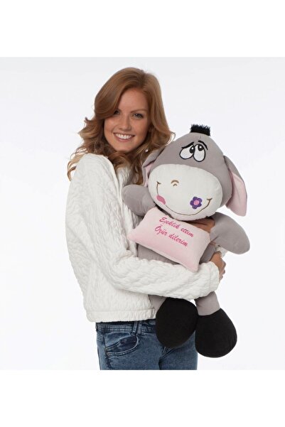 HALLEY POF Özür Dilerim Mesajlı Peluş Eşek 65 cm