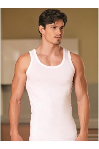 Berrak Pack of 6 1020 Men's Undershirt White 3xl Size 100% Cotton