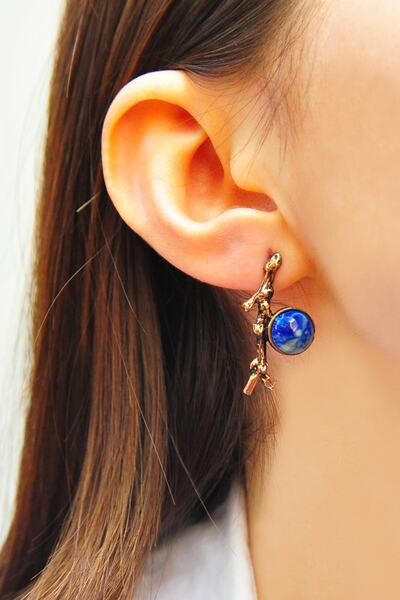 CAMZADE Özel Tasarım Ağaç Cam Küpe