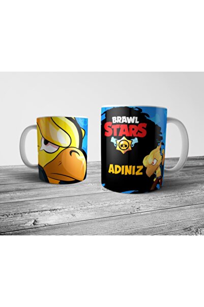 Pixxa Brawl Stars Anka / Phoenıx Crow Kişiye Özel Isimli Kupa Bardak