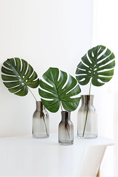 Yapay Çiçek Deposu Yapay Monstera Yaprağı 30x26 Cm (1 Adet)