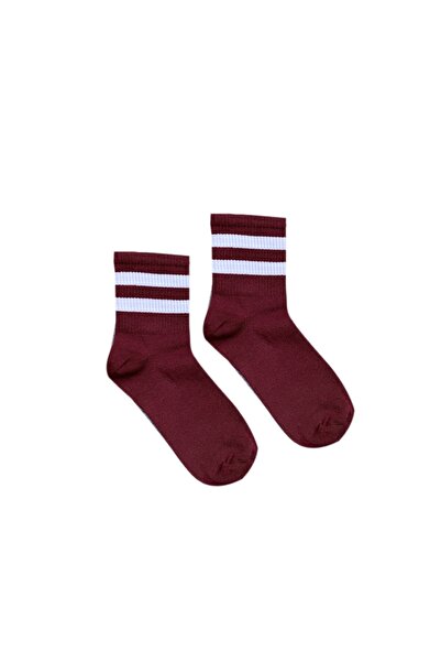 Socks Stations Unisex 6-Piece Colorful Double Line Tennis Socks