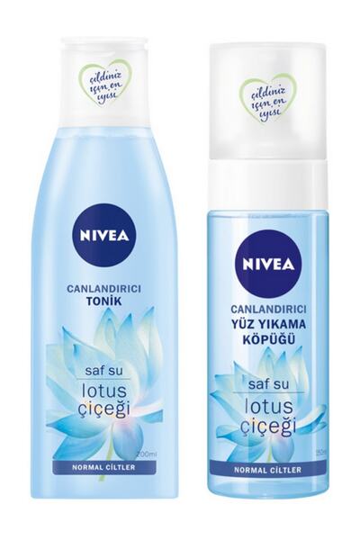 NIVEA Canlandırıcı Tonik 200ml Ve Canlandırıcı Yüz Yıkama Köpüğü 150ml