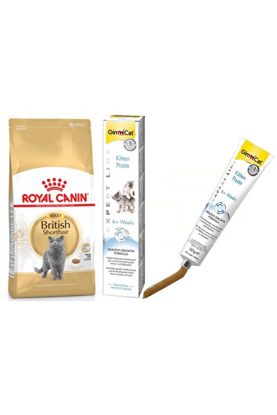 Royal Canin Yetişkin British Shorthair Kedi Maması 4 Kg ve Gimcat Kedi Ödülü ...