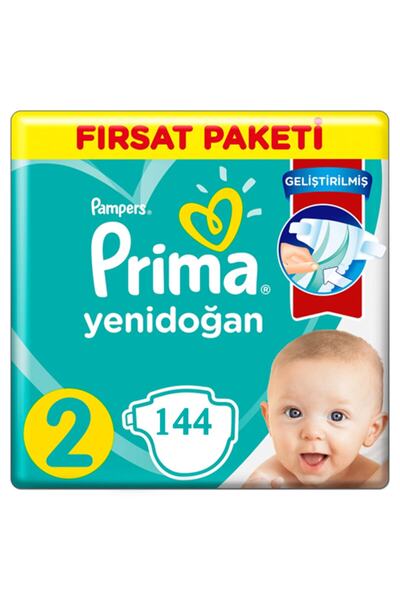 Prima Bebek Bezi 2 Beden-numara Mini 4-8 kg Fırsat Paketi 144 Adet