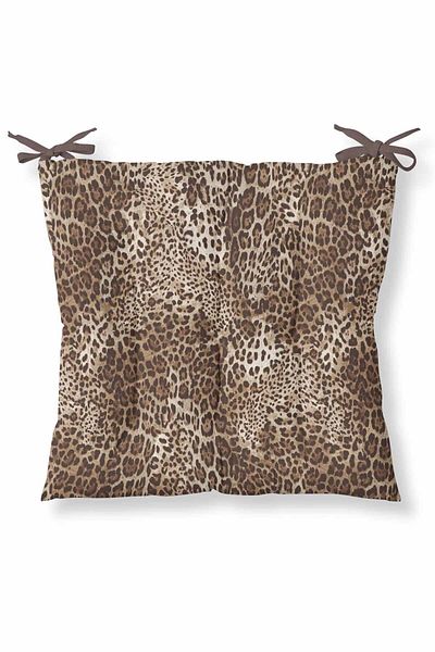 Helen George Decorative Leopard Chair Cushion