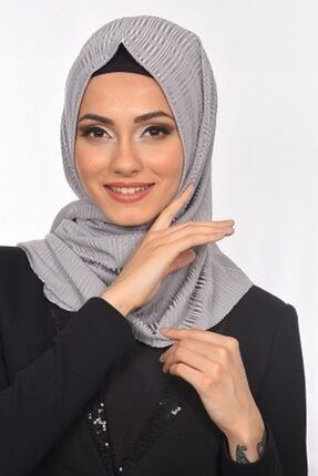 hurrem sal hazir sal esarp hurrem cizgili gri fiyati yorumlari trendyol
