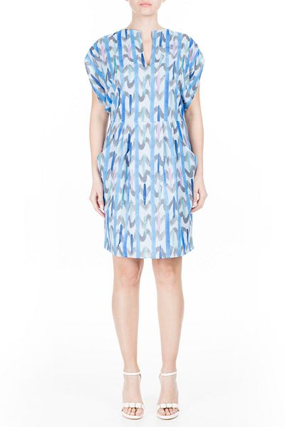Emporio Armani Rochie albastră de damă 3H2A93 2N4Iz F702