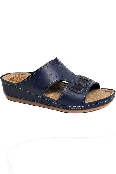GEZER 12239 Γυναικείες παντόφλες Navy Blue Παντόφλες Silicone Heel Spur Slippers Mf12239