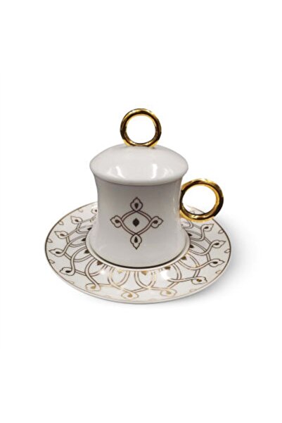 SOYLU Korkmaz Freedom 12 Parça Kapaklı Kahve Fincan Seti A8637