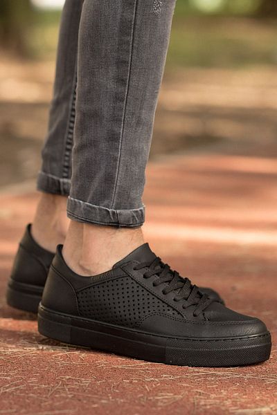 Chekich Men's Black Shoes - Ch015 St Model