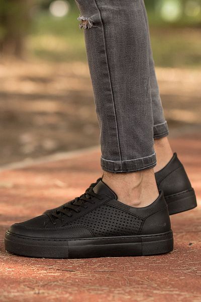 Chekich Men's Black Shoes - Ch015 St Model