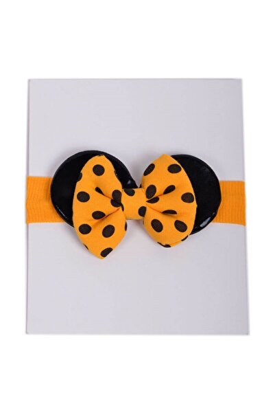Minora Devojčica, žuta traka za glavu sa Mickey Mouse likom