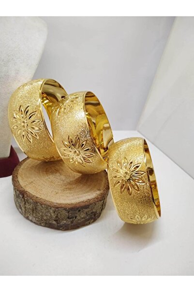 TAKI TASARIM Mega Bilezik 22 Ayar Altın Kaplama