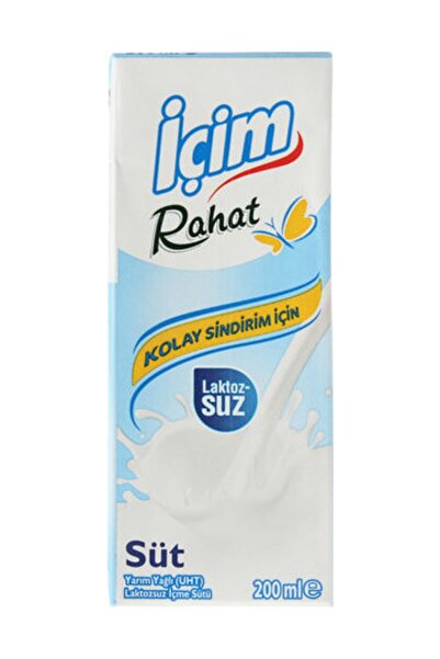 İçim Süt Laktozsuz Uht 200 ml