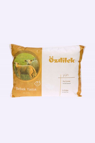 Özdilek Wool Baby Pillow 35x45 Cm 100% Wool Pillow
