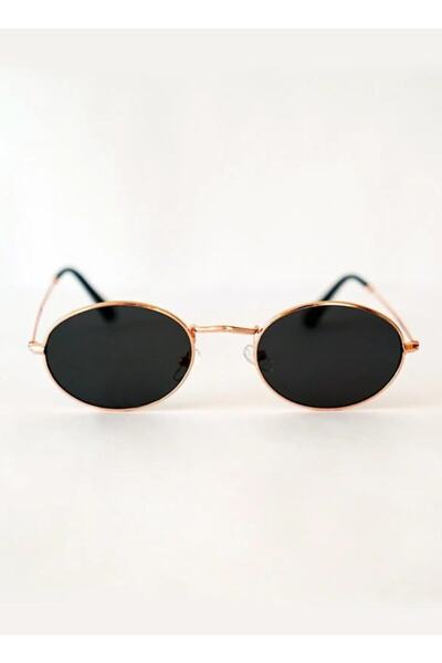 Makro Optik Rose Metal Framed Unisex Ellipse Sunglasses