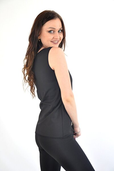 lovebox Γυναικείο Σετ Αθλητής και Καλσόν Μαύρο Θερμικό λουράκι