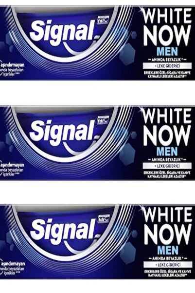 Signal White Now 75 Ml Men Diş Macunu X 3 Adet