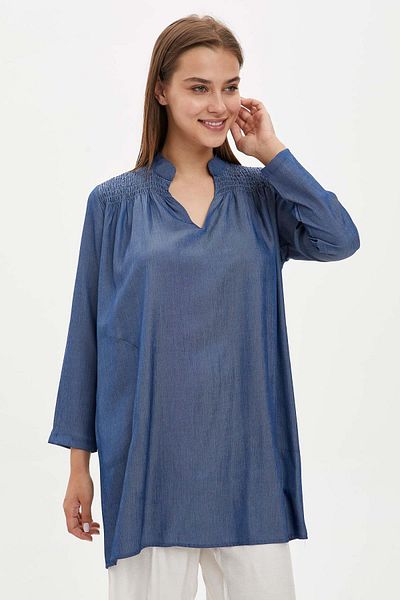DeFacto Βασικό υφαντό χιτώνα Oversize Fit