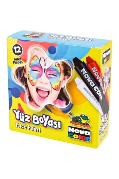 Nova Color Yüz Boyası Turuncu 12 Li