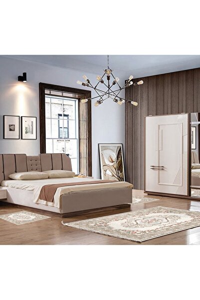 Alanur Home Alanur Almira Yatak Odası Halısı 3 Lü Set ( 80 X 150 + 2 Adet 60 X 100 ) Al310c043