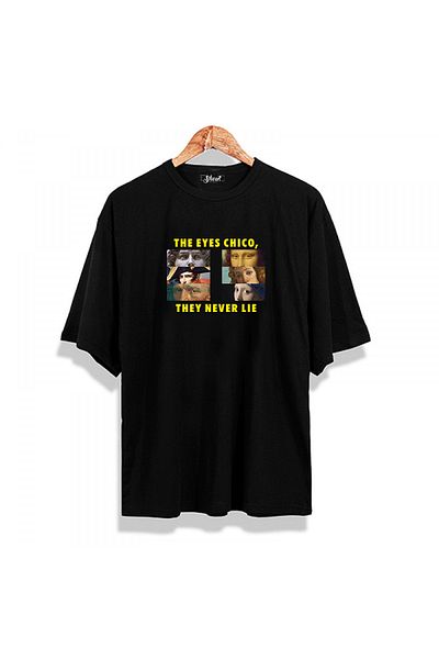 Shout Μπλουζάκι Unisex Μαύρο Oversize The Eyes Chico