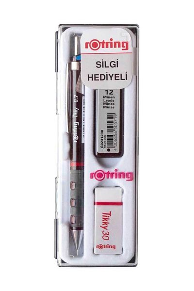 Rotring Tikky Versatil School Set 0.7 Claret Red